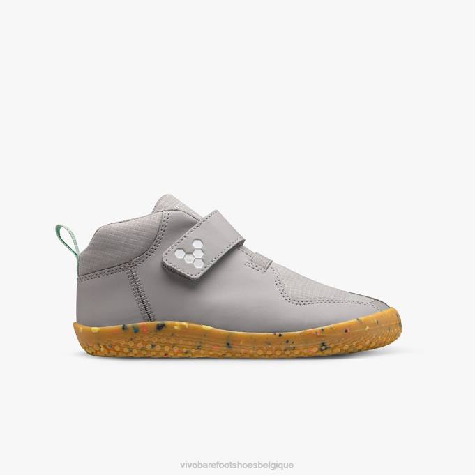 Vivobarefoot primus bootie ii tous temps enfants enfants B0X2183 zinc