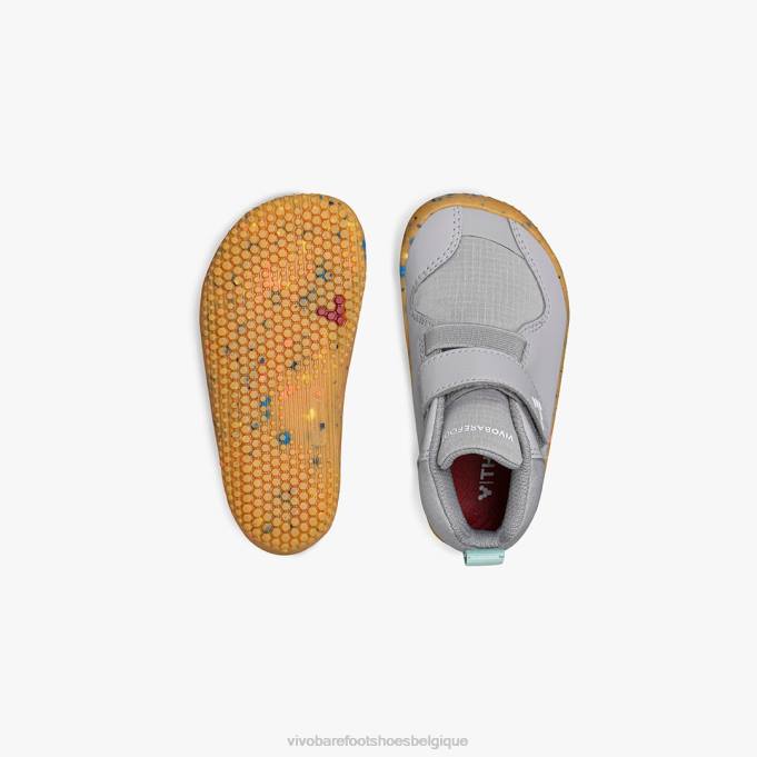 Vivobarefoot primus bootie ii tous temps tout-petits enfants B0X2181 zinc