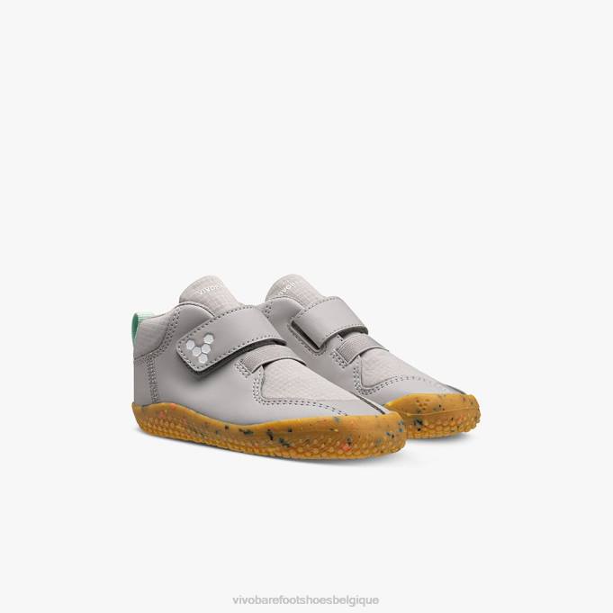 Vivobarefoot primus bootie ii tous temps tout-petits enfants B0X2181 zinc