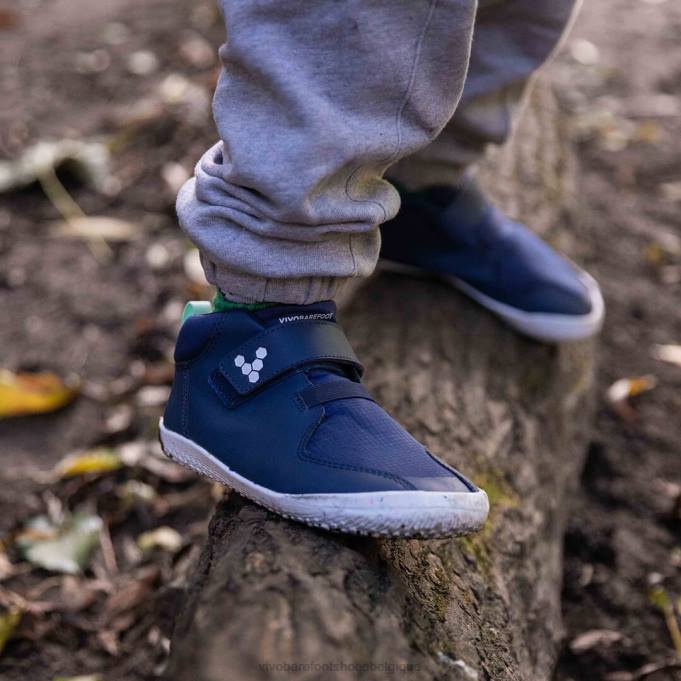 Vivobarefoot primus bootie ii tous temps tout-petits enfants B0X2182 minuit