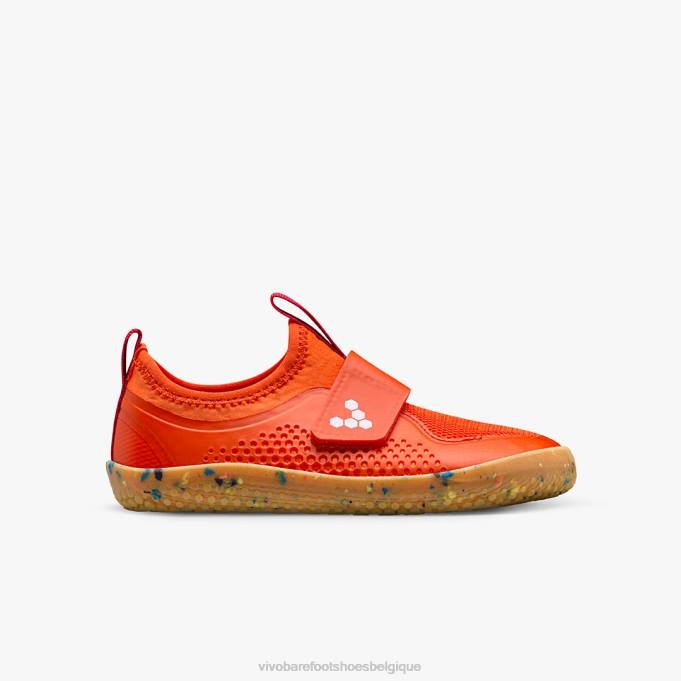 Vivobarefoot primus sport ii enfants enfants B0X2165 ibis écarlate