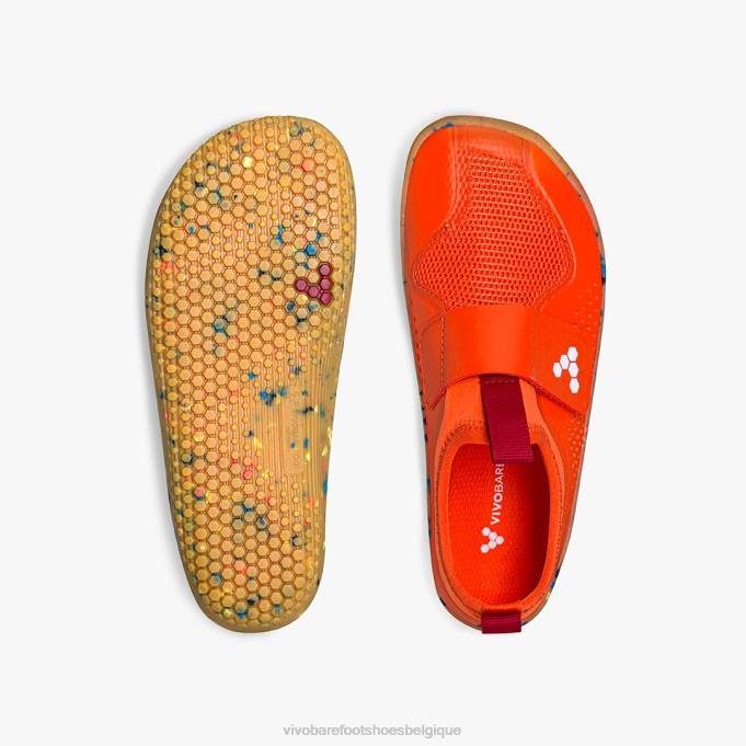 Vivobarefoot primus sport ii enfants enfants B0X2165 ibis écarlate