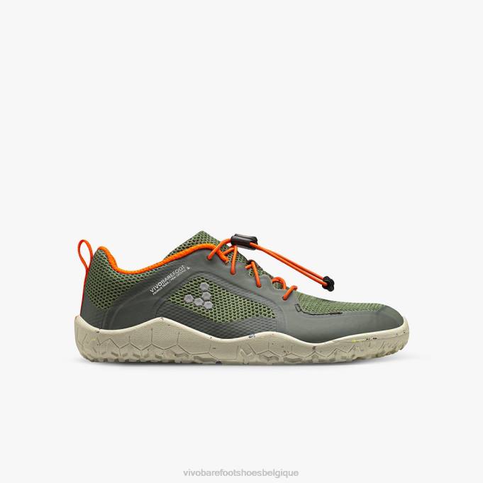 Vivobarefoot primus trail ii fg enfants enfants B0X2173 vert botanique