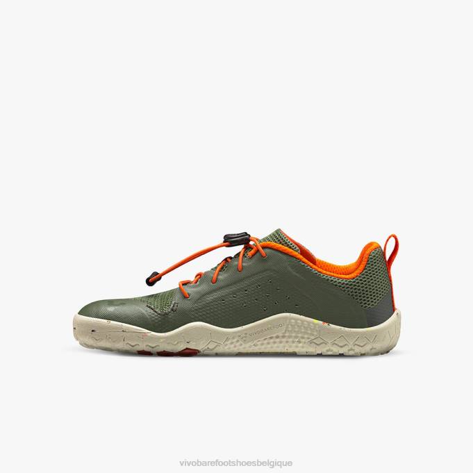 Vivobarefoot primus trail ii fg enfants enfants B0X2173 vert botanique