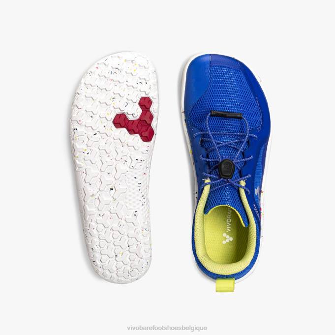 Vivobarefoot primus trail ii fg enfants enfants B0X2175 bleu amparo