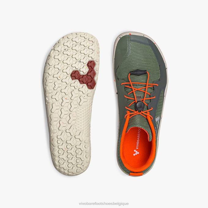 Vivobarefoot primus trail ii fg juniors enfants B0X2178 vert botanique