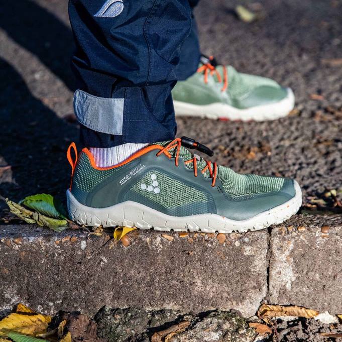 Vivobarefoot primus trail ii fg juniors enfants B0X2178 vert botanique