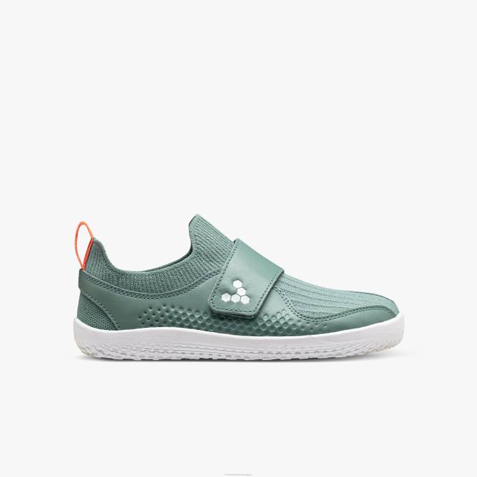 Vivobarefoot primus tricot ii enfants enfants B0X2221 vert d'eau
