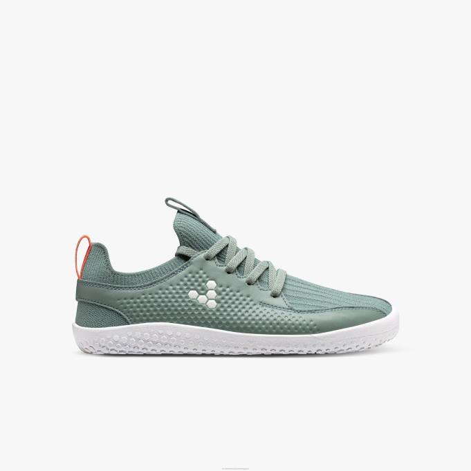 Vivobarefoot primus tricot ii juniors enfants B0X2204 vert d'eau
