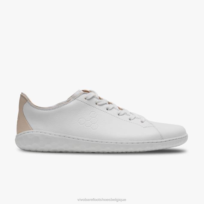 Vivobarefoot geo court iii femmes femmes B0X2128 blanc cassé-rose