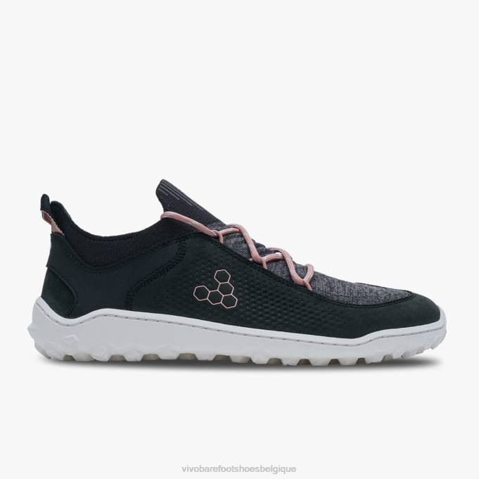 Vivobarefoot tracker decon low fg2 femmes femmes B0X299 obsidienne-rose brumeuse