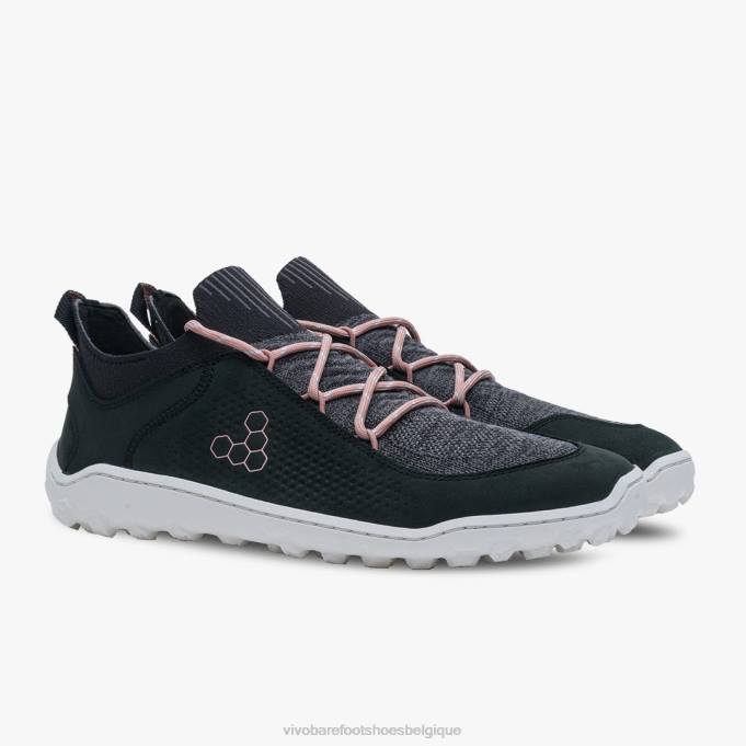 Vivobarefoot tracker decon low fg2 femmes femmes B0X299 obsidienne-rose brumeuse