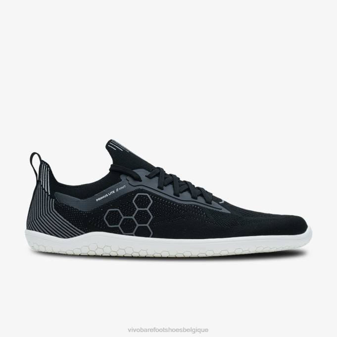 Vivobarefoot primus lite tricot femmes femmes B0X284 obsidienne