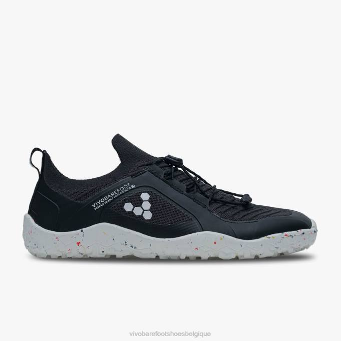 Vivobarefoot primus trail knit fg hommes Hommes B0X241 blanc obsidienne