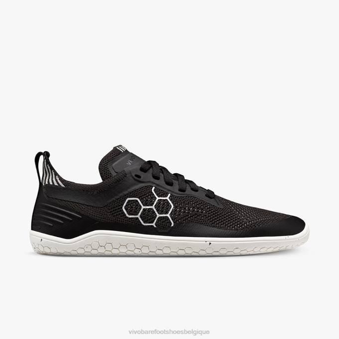 Vivobarefoot geo racer tricot homme Hommes B0X271 obsidienne