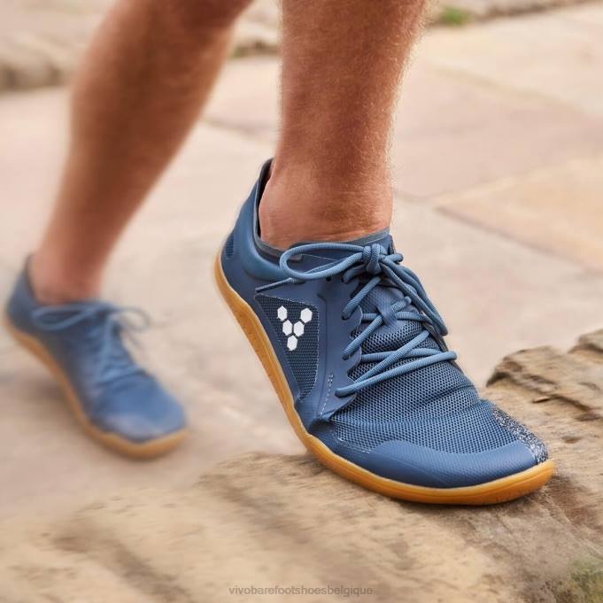 Vivobarefoot primus lite iii hommes Hommes B0X25 bleu de la mer profonde