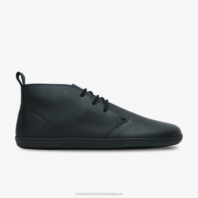 Vivobarefoot gobi iii hommes Hommes B0X260 Cuir noir